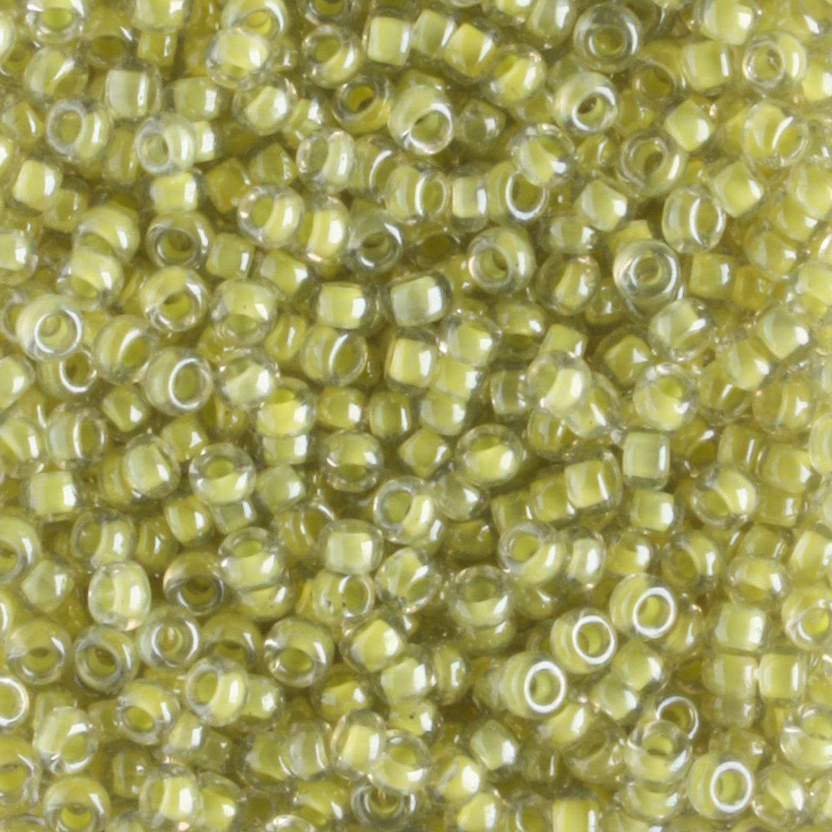 11-0284 Yellow/Crystal Luster - 10 grams
