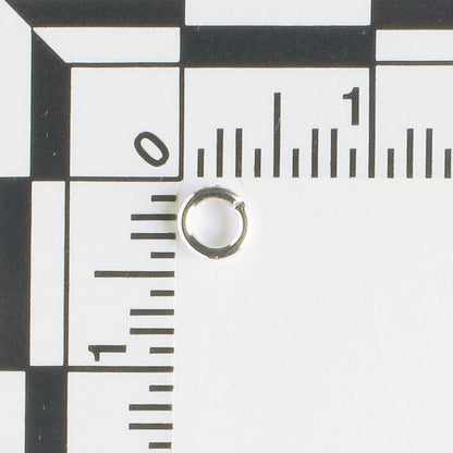 Jumpring Silver 4mm 20ga - qty 100