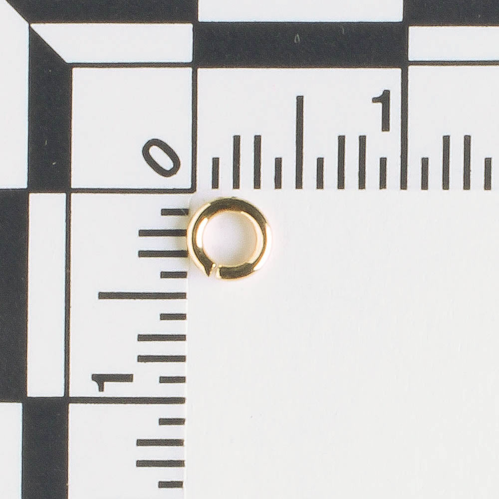 Jumpring Gold 4mm 20ga - qty 100