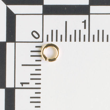 Jumpring Gold 4mm 20ga - qty 100