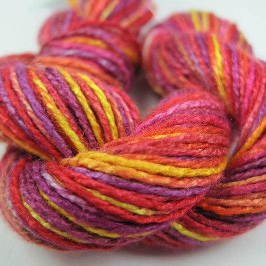 Hand Dyed Bamboo Yarn - 36 Yard Skein