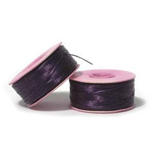 Nymo Size D Bobbin Purple - each