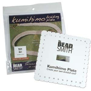 Kumihimo Plate with Directions