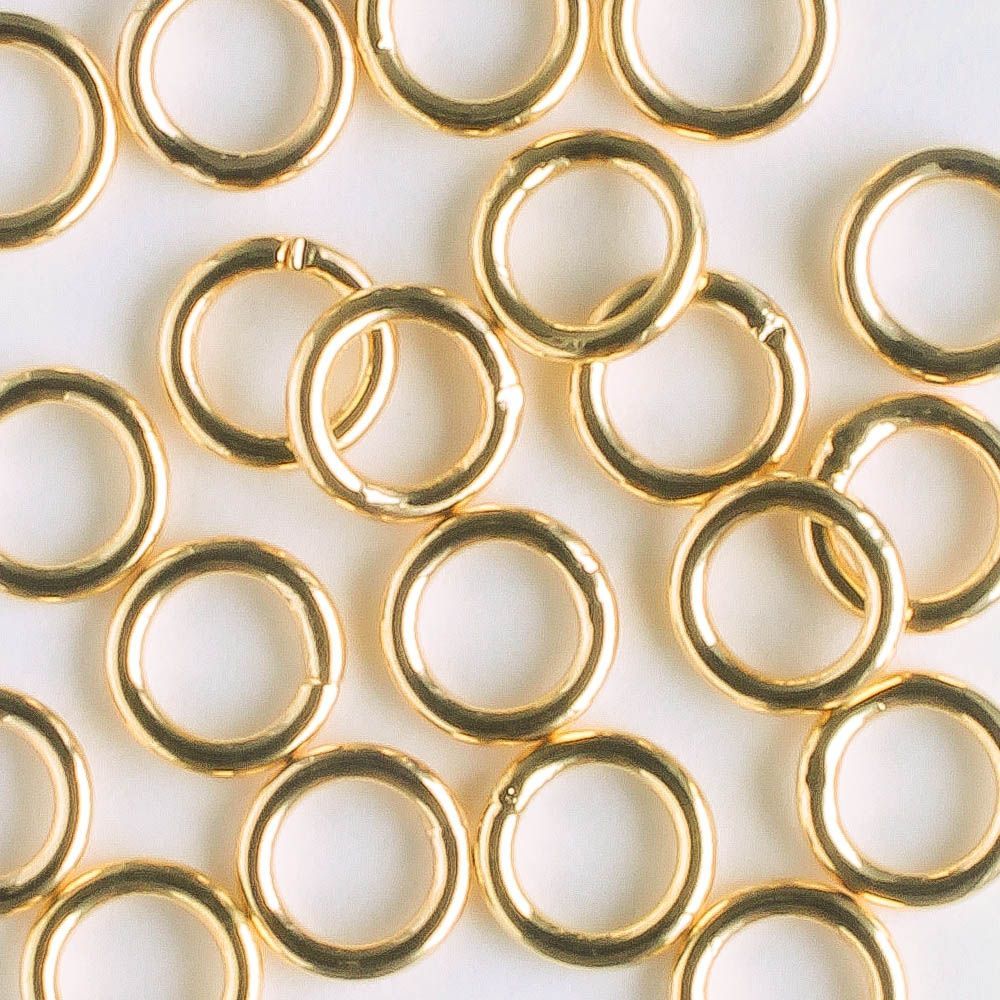 Closed Jumpring Gold - qty 20
