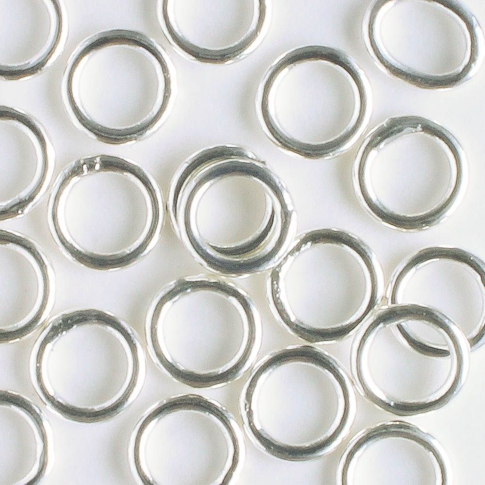 Closed Jumpring Silver - qty 20