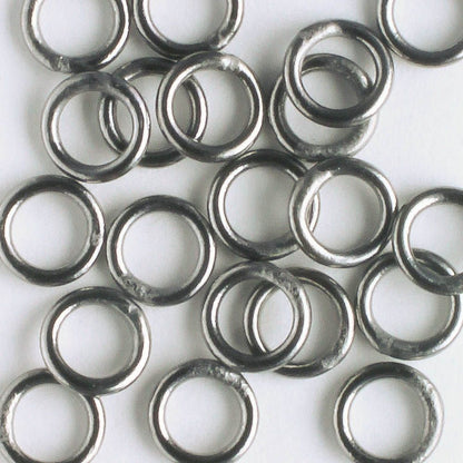 Closed Jumpring Gunmetal - qty 20