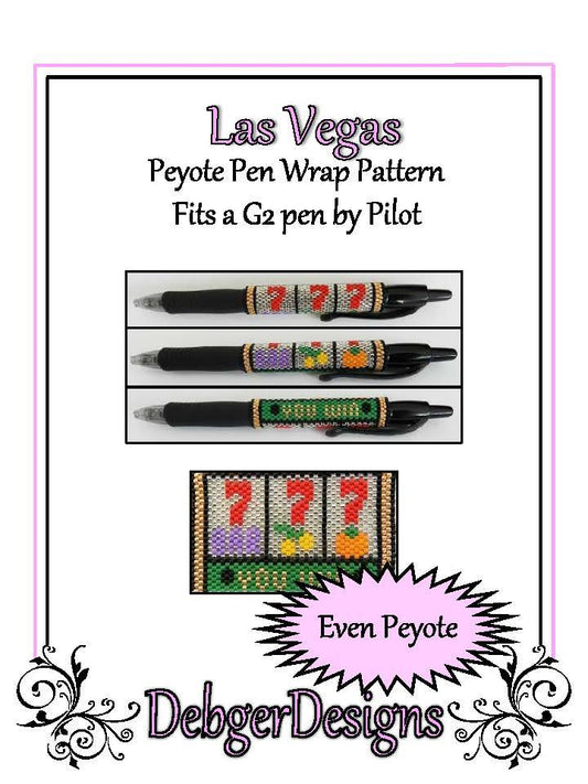 Las Vegas Pen Wrap Pattern - PDF