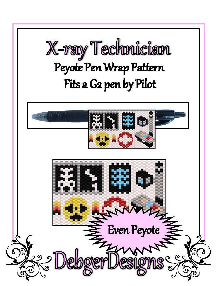 X-Ray Technician Pen Wrap Pattern - PDF
