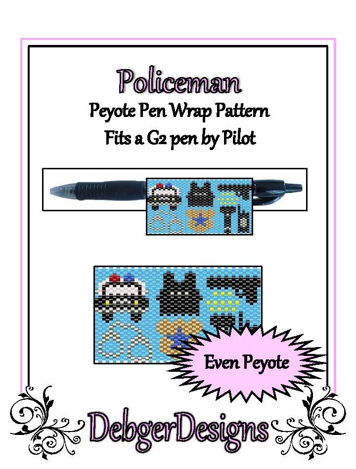 Policeman Pen Wrap Pattern - PDF – Jennifer Wiles Studio