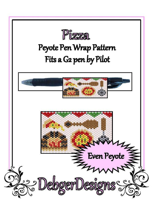 Pizza Pen Wrap Pattern - PDF