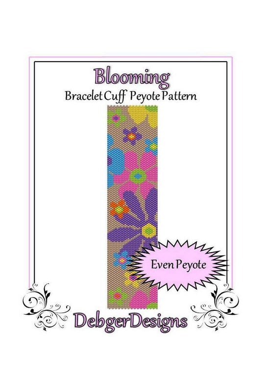 Blooming Bracelet Pattern - PDF