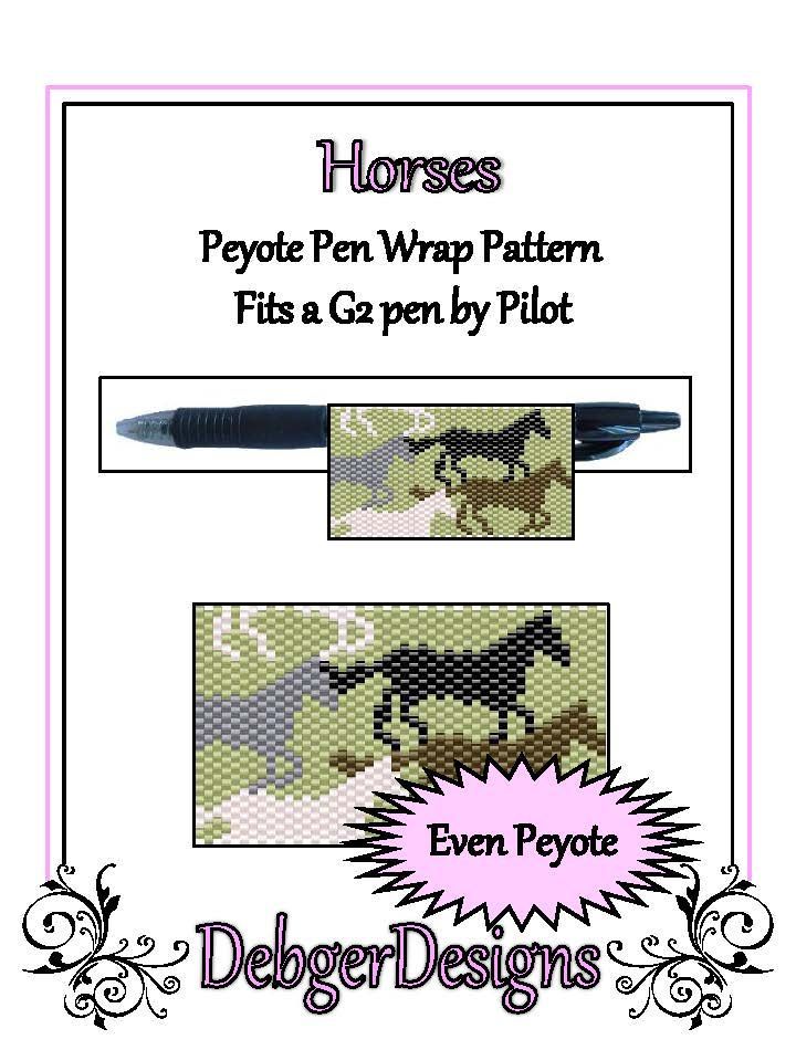 Horses Pen Wrap Pattern - PDF