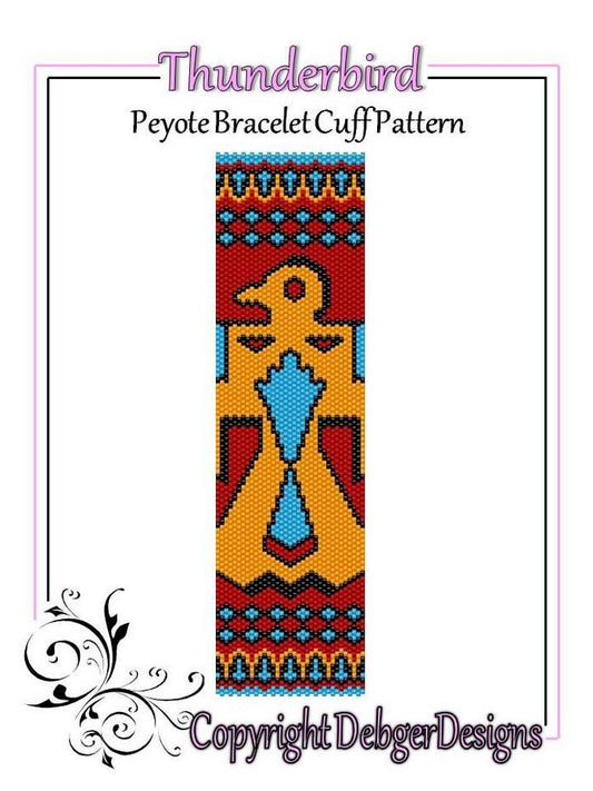 Thunderbird Bracelet Pattern - PDF