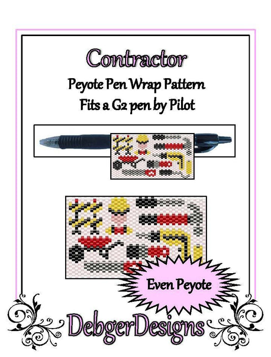 Contractor Pen Wrap Pattern - PDF