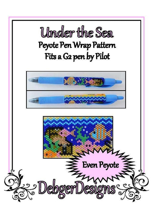 Under the Sea Pen Wrap Pattern - PDF