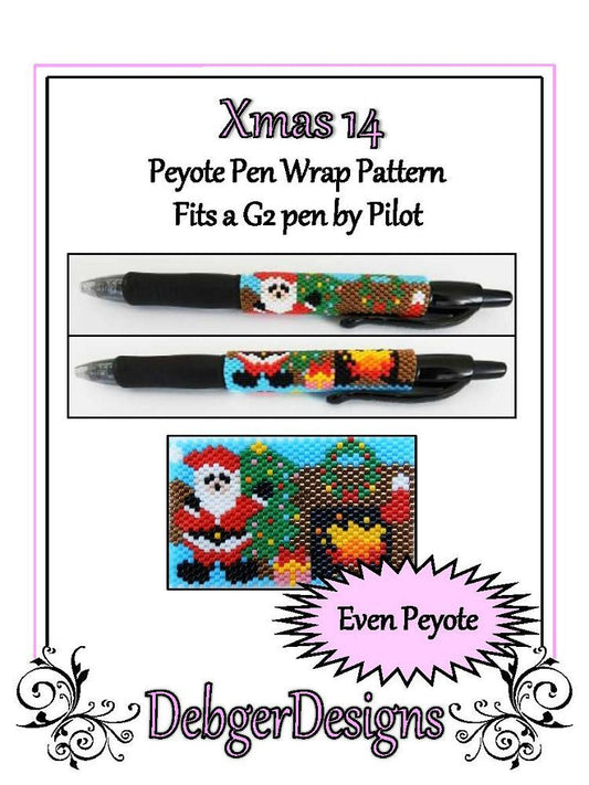 Xmas 14 Pen Wrap Pattern - PDF