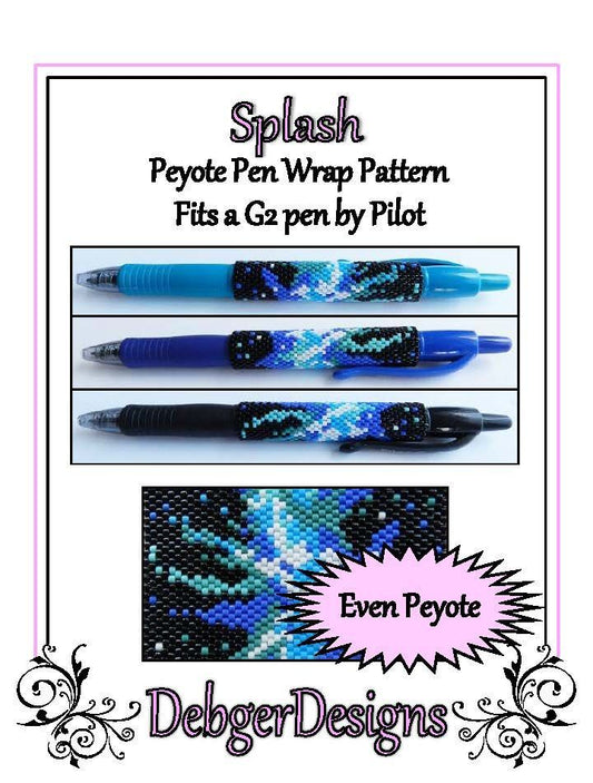 Splash Pen Wrap Pattern - PDF