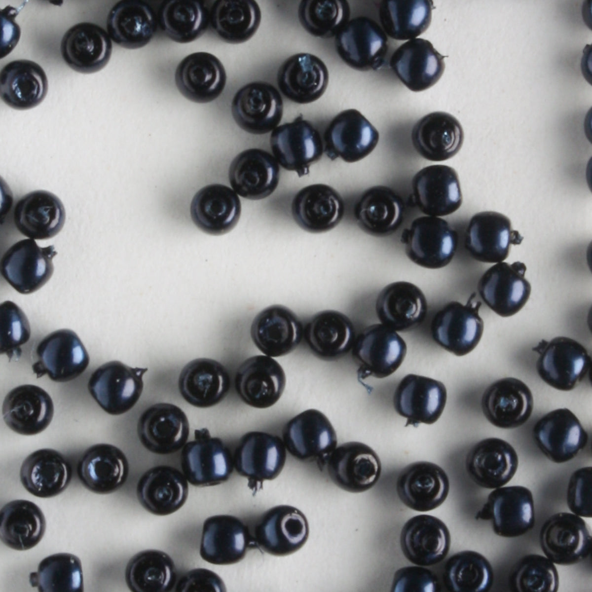 2mm Round Glass Pearls Royal Blue - 100 beads