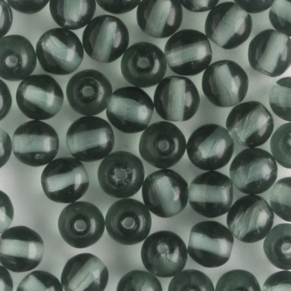 4mm Druk Montana - 100 beads