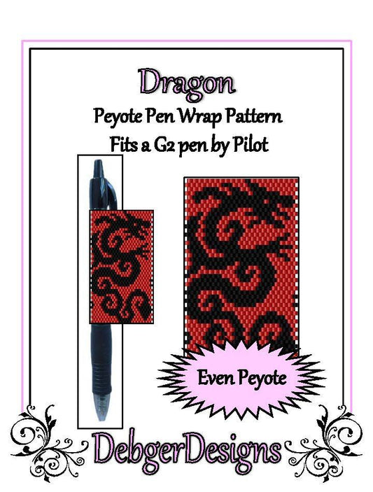 Dragon Pen Wrap Pattern - PDF