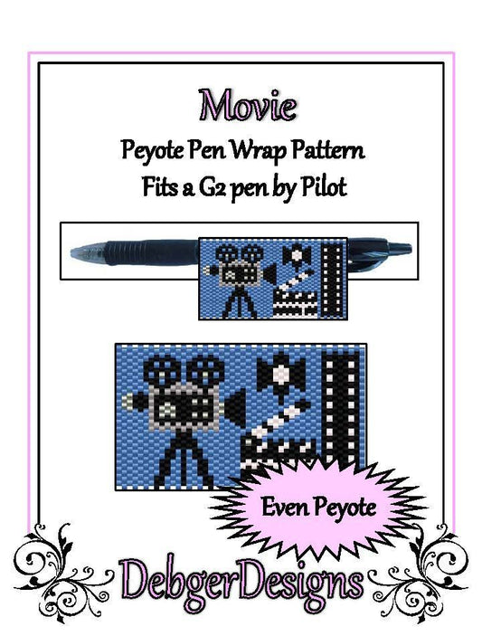 Movie Pen Wrap Pattern - PDF