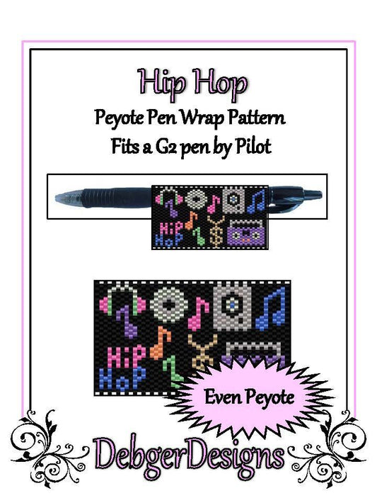 Hip Hop Pen Wrap Pattern - PDF