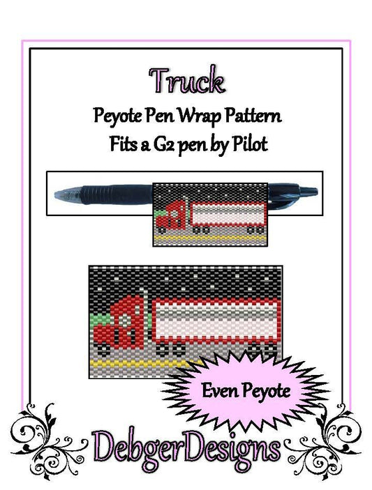 Truck Pen Wrap Pattern - PDF