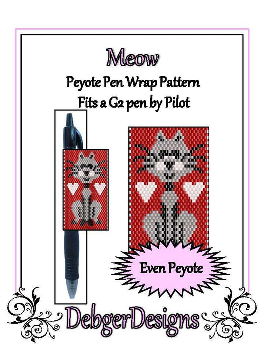 Meow Pen Wrap Pattern - PDF