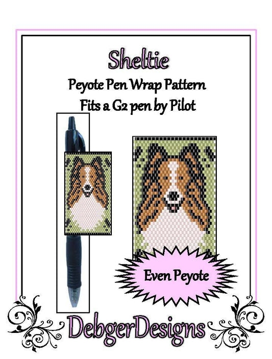 Sheltie Pen Wrap Pattern - PDF