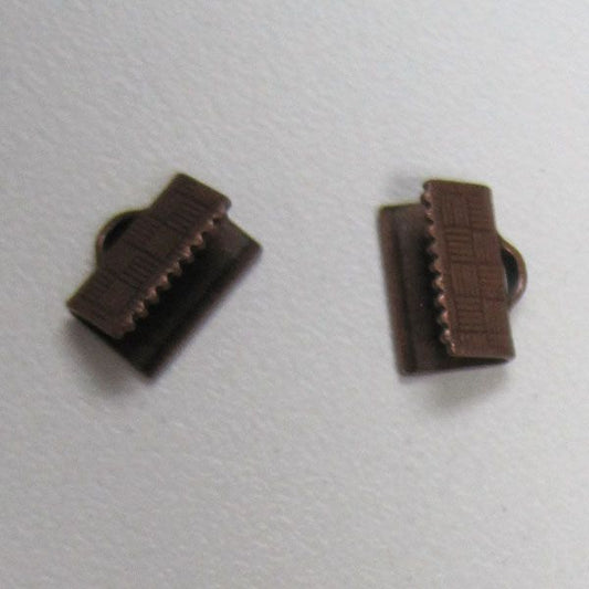 Ribbon Crimp Copper 10mm - qty 10