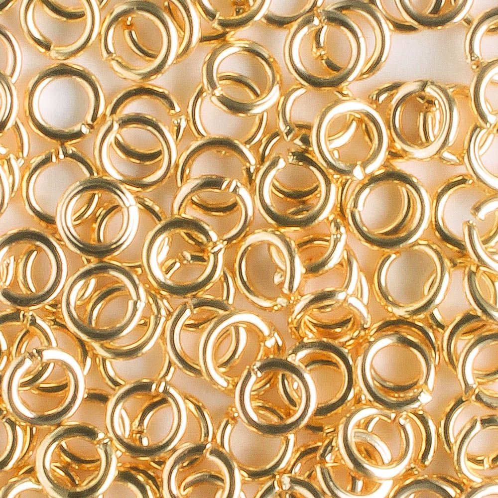 Jumpring Gold 4mm 20ga - qty 100