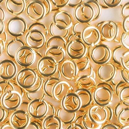 Jumpring Gold 4mm 20ga - qty 100