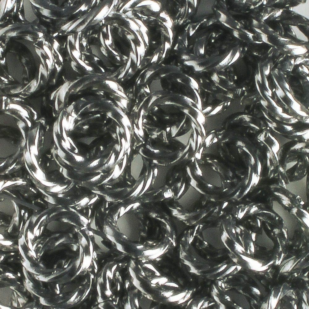 Jumpring Gunmetal Twisted - qty 100