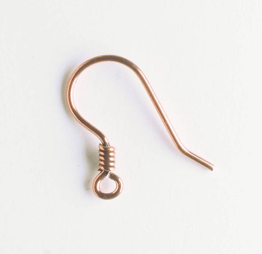 Earring, Antique Copper - 5 Pairs