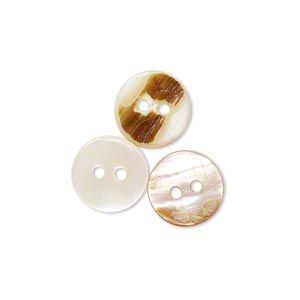 11mm Button Mother of Pearl - Qty 2