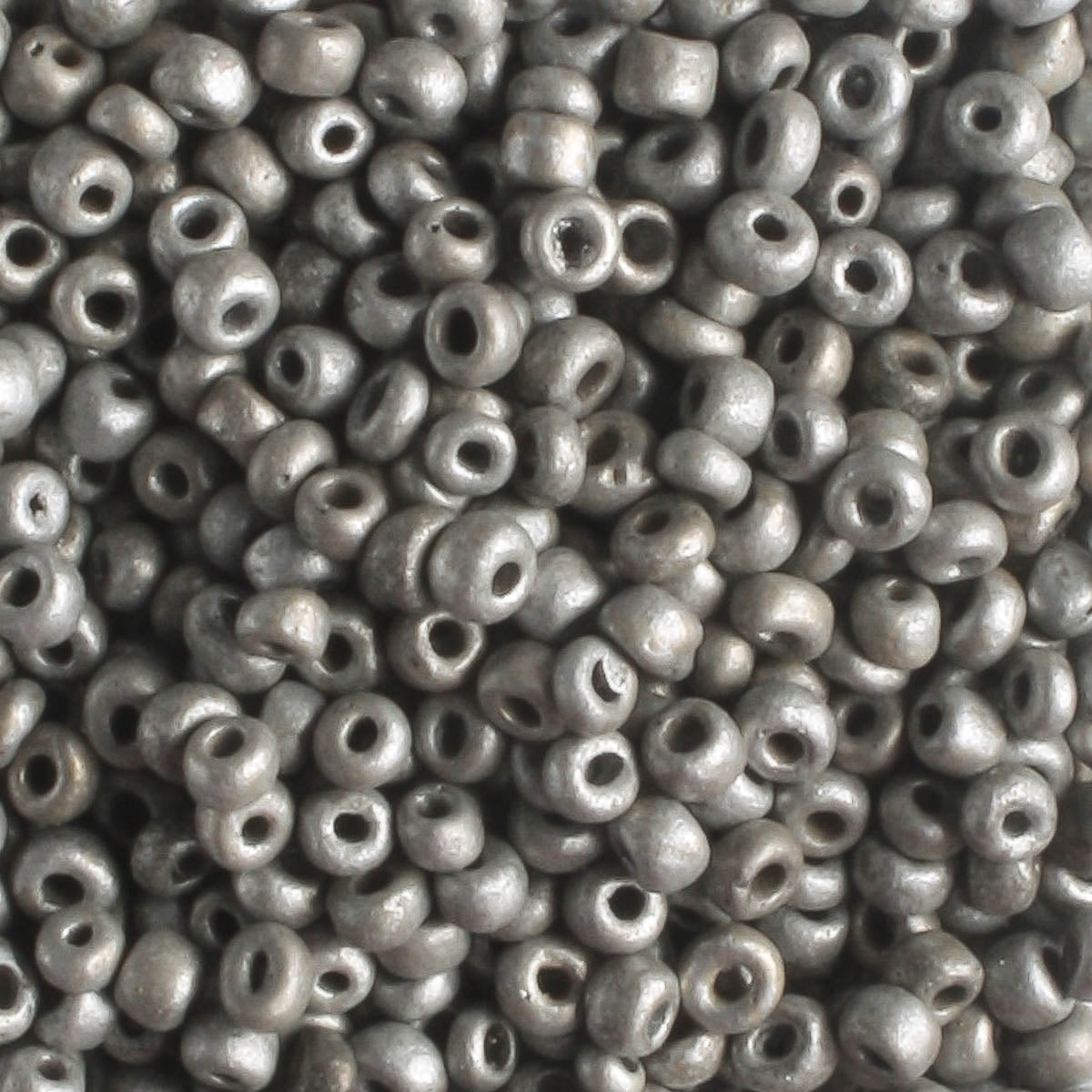 10/0 Seed Beads Silver  - 10 grams