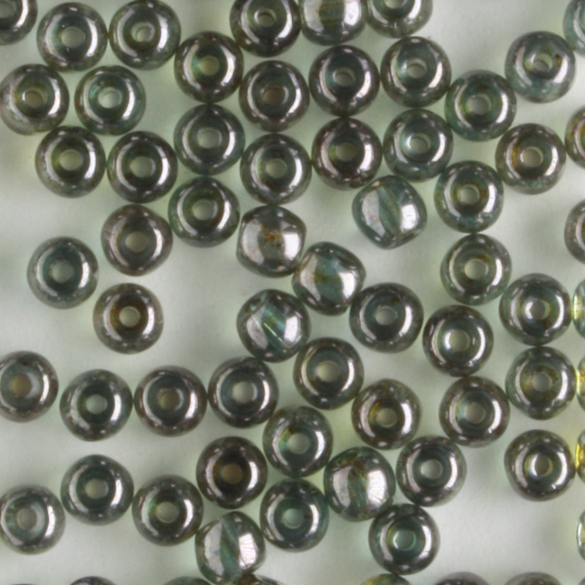 3mm Druk Lumi Green - 100 beads
