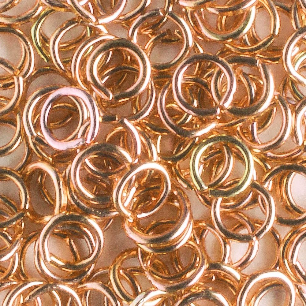 Jumpring Aluminum Copper - qty 100