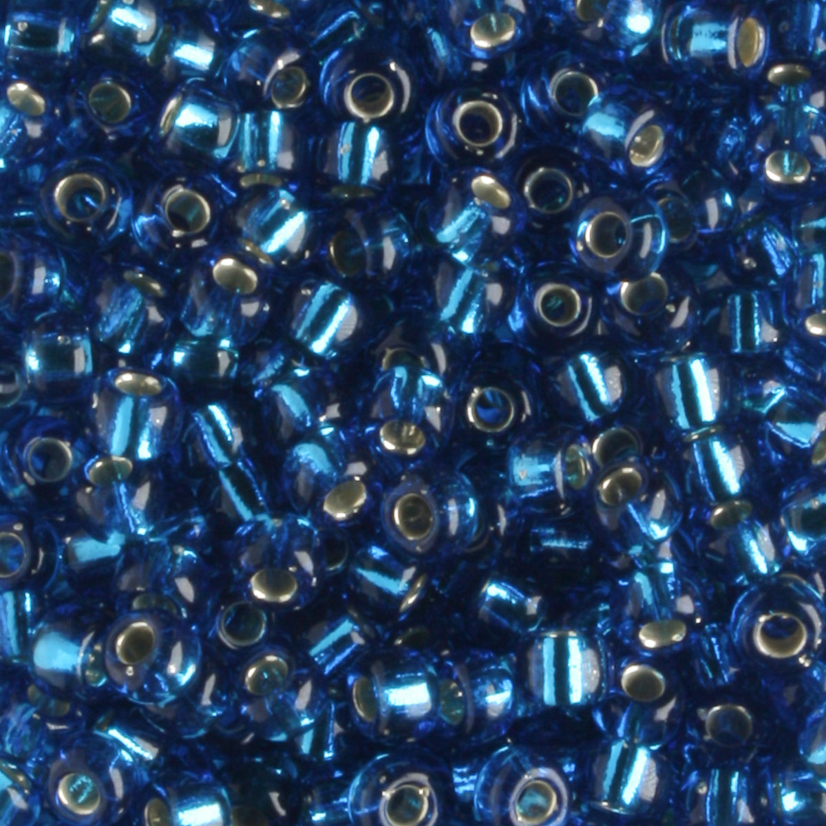 8-0025 Silver Lined Capri Blue - 10 grams