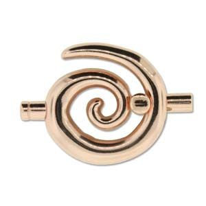Swirl Clasp Copper