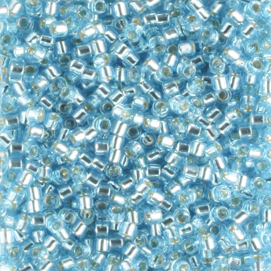 DB0044 Silver Lined Aqua Blue - 5 grams