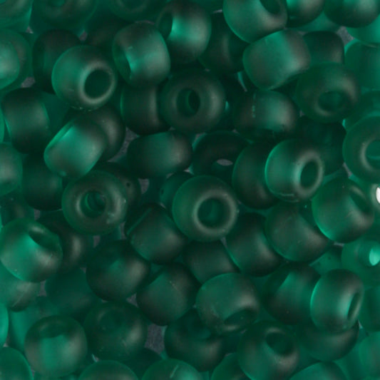 6-0147F Matte Transparent Emerald - 10 grams