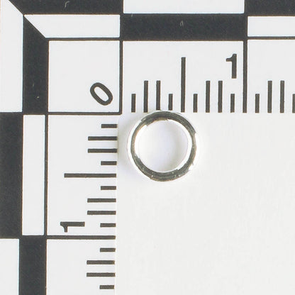 Closed Jumpring Silver - qty 20