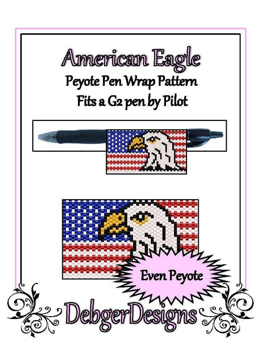 American Eagle Pen Wrap Pattern - PDF