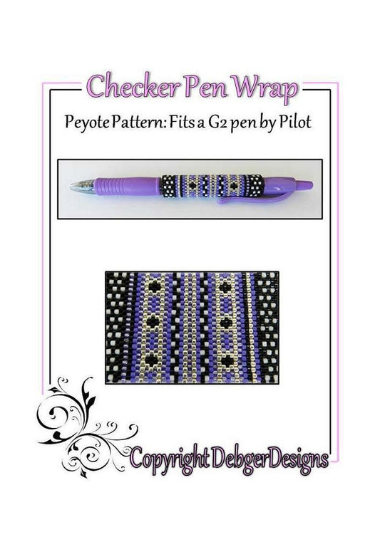 Checker Pen Wrap Pattern - PDF
