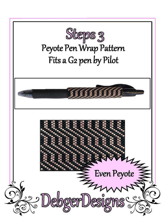 Steps 3 Pen Wrap Pattern - PDF