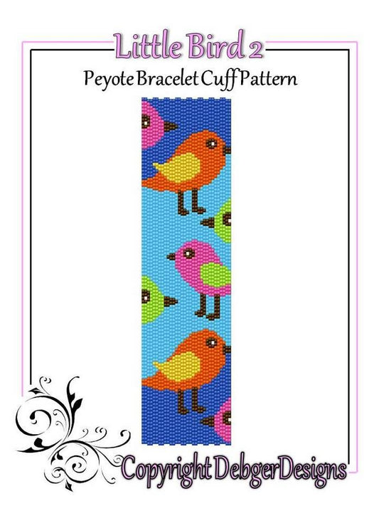 Little Bird 2 Bracelet Pattern - PDF