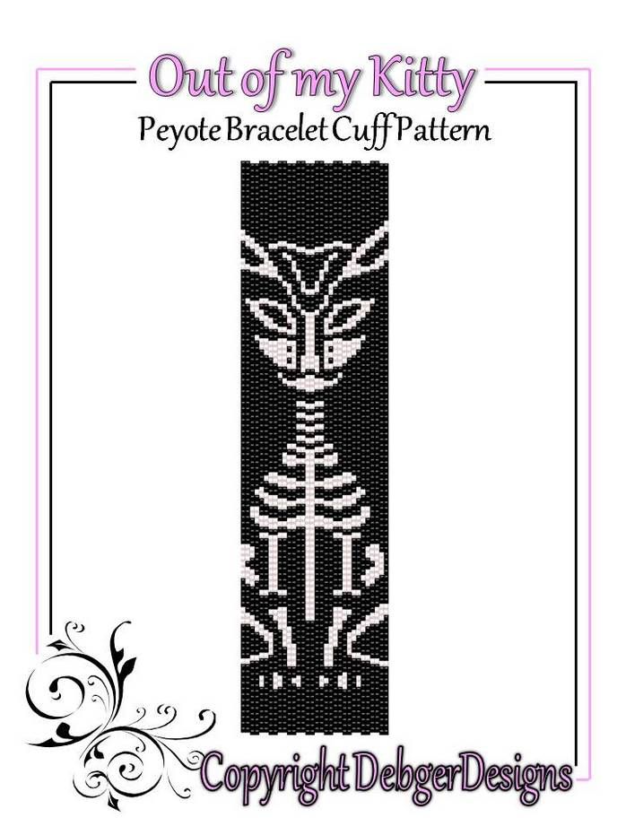 Out of my Kitty Bracelet Pattern - PDF
