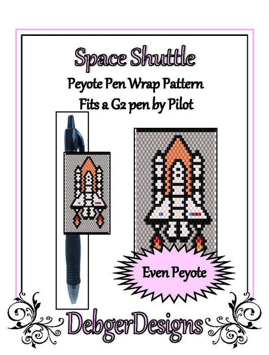Space Shuttle Pen Wrap Pattern - PDF