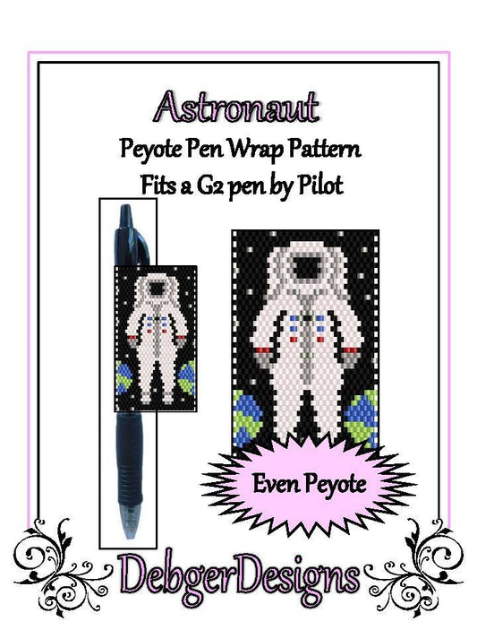 Astronaut Pen Wrap Pattern - PDF